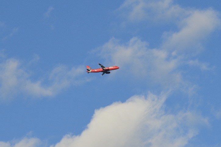 FDNY's tweet photo. Blue Bravest, the FDNY-themed plane, took part in tonight's @JetBlue flyover salute to NYC's healthcare workers and first responders, circling the city with the #NYPD and I Love NY planes #ClapBecauseWeCare https://t.co/hGfPdBua5z