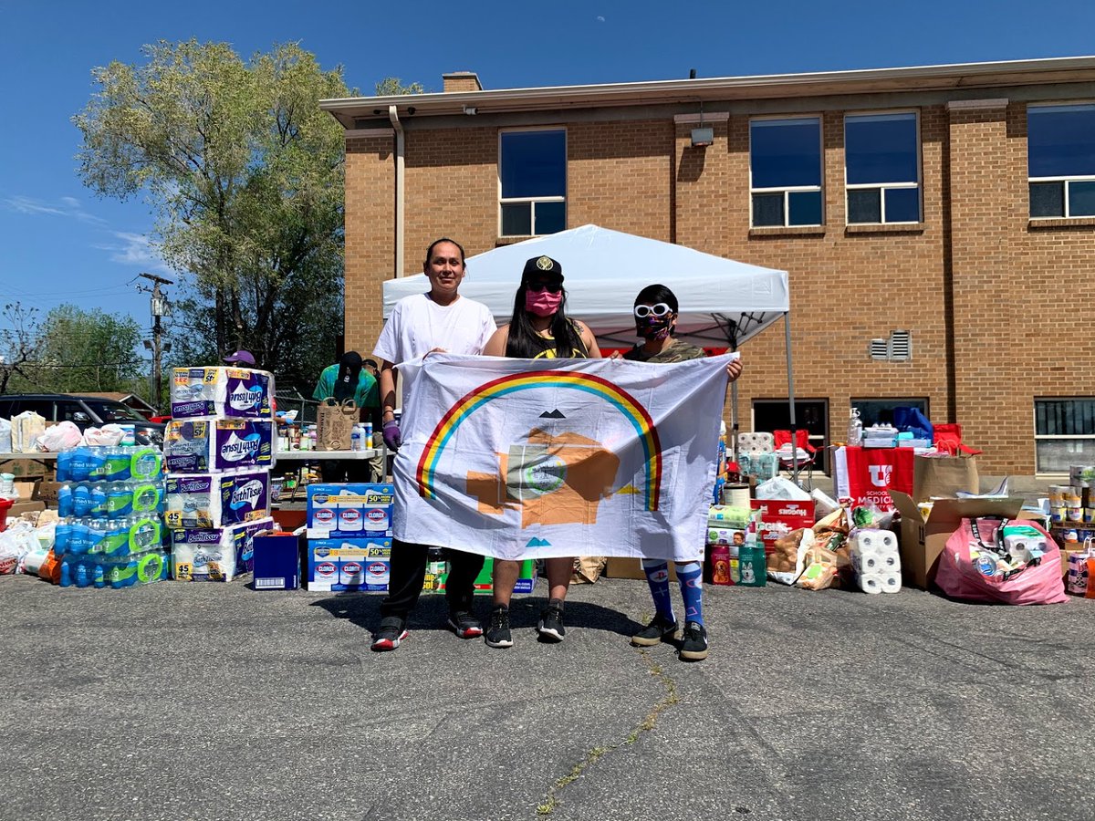 We received an overwhelming response from the urban Native community. We heard so many stories from people who had family and friends back home and wanted to send supplies so our elders would be taken care of and families would be able to stay home and stay safe.