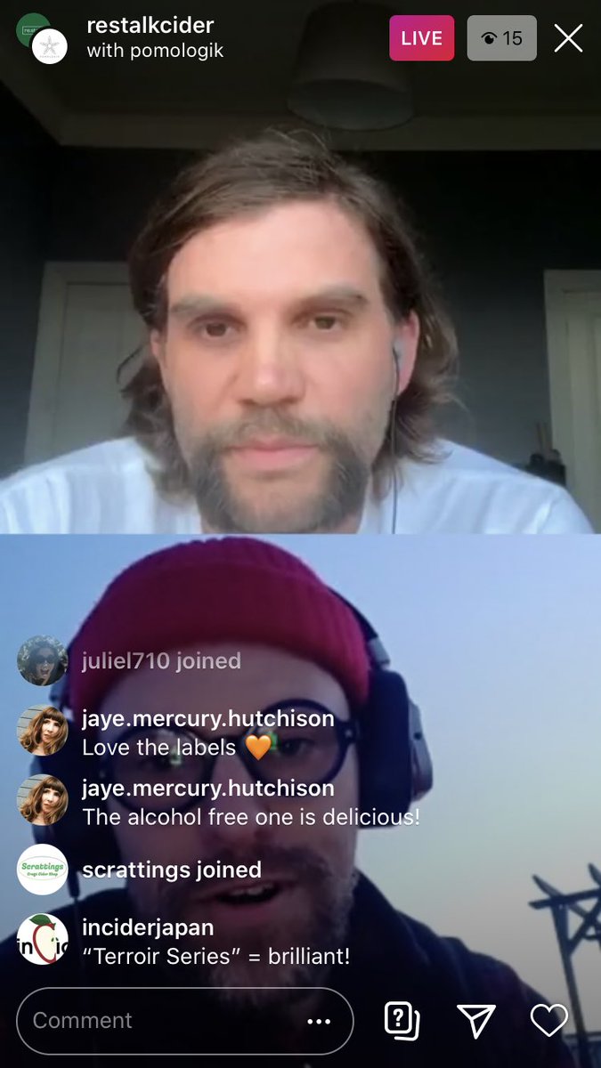 Another great Instagram live session with <a href="/restalkcider/">restalk</a> - this time with Pomologik out of Sweden. Super interesting and getting me to start my days earlier than usual 😂