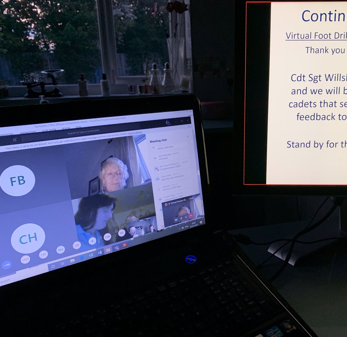 5faircadets's tweet photo. @ComdtAC @aircadets Ma’am thank you so much for attending our VPN - lovely having the boss in on the session and good numbers logged in also.  @ComdtAC  @OC_SEMids @AirCadetCentral https://t.co/pfC3CL05JZ