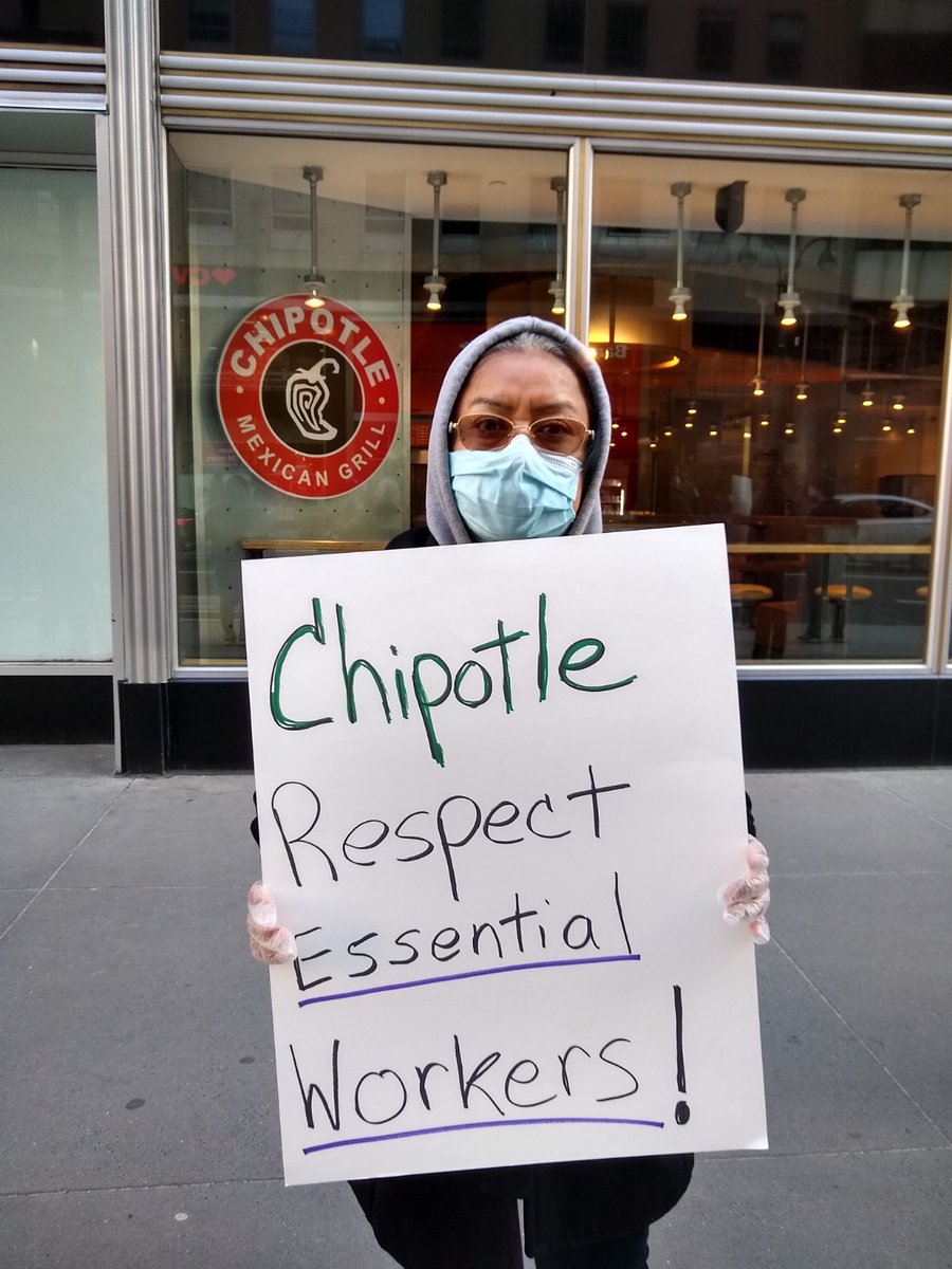 32BJSEIU's tweet photo. .@ChipotleTweets workers are speaking out against unsafe working conditions in their stores and will file a complaint with @OSHA_DOL over safety hazards that pose a danger to their health. #ServingUpJustice #DoBetterChipotle #Fightfor15 https://t.co/CBV50nbk92