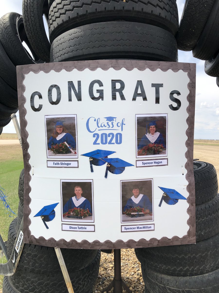We want to recognize the Class of 2020 and let them know we are thinking of them on what was to be their graduation weekend. If you get a chance pop over to the "tireman"&amp; take a photo to share with our grads! Congratulations, we are so proud of you!👨‍🎓👩‍🎓👨‍🎓👨‍🎓