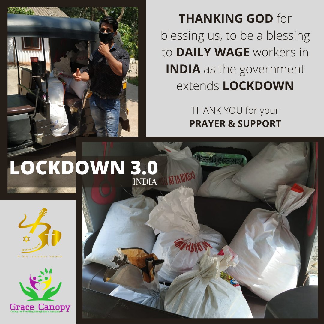 bensonthomask's tweet photo. PROVIDING FOR DAILY WAGE WORKERS | COVID-19 | LOCKDOWN 3.0 | Grace Canopy | Benson Thomas​
-----------------------------------------------------
THANKING GOD for blessing us, to be a blessing to DAILY WAGE workers in INDIA as the government extends LOCKDOWN.

#BensonThomas https://t.co/Gc4jTFzL0B
