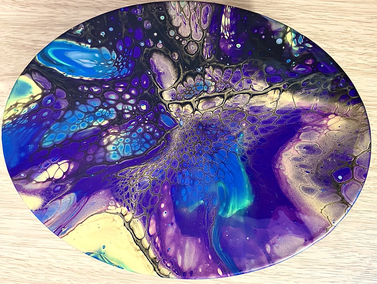 DouglasTilly's tweet photo. I have been having sooo much fun using my cake spinner for making blooms!! The spinner is a real game changer, I feel like a big kid again! 😀 Here's a video of a couple that I did. https://t.co/VgJzQk33sR
#visualsensecrafts #acrylicblooms #paintpouring #paintpour #amsterdampaint https://t.co/WDFHrpS8Fi