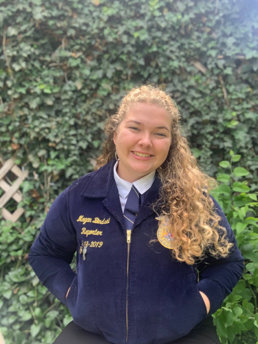 HighlandsAg's tweet photo. Hey hey, congrats to Megan Bindseil of Burbank FFA on her election as the ‘20-21 Alamo District FFA Treasurer!!! Very proud of you! Follow Alamo District FFA updates via Instagram - @alamotxffa               @SAISDCTE @SAISDHighlands @SAISD https://t.co/shrmmWnO1M