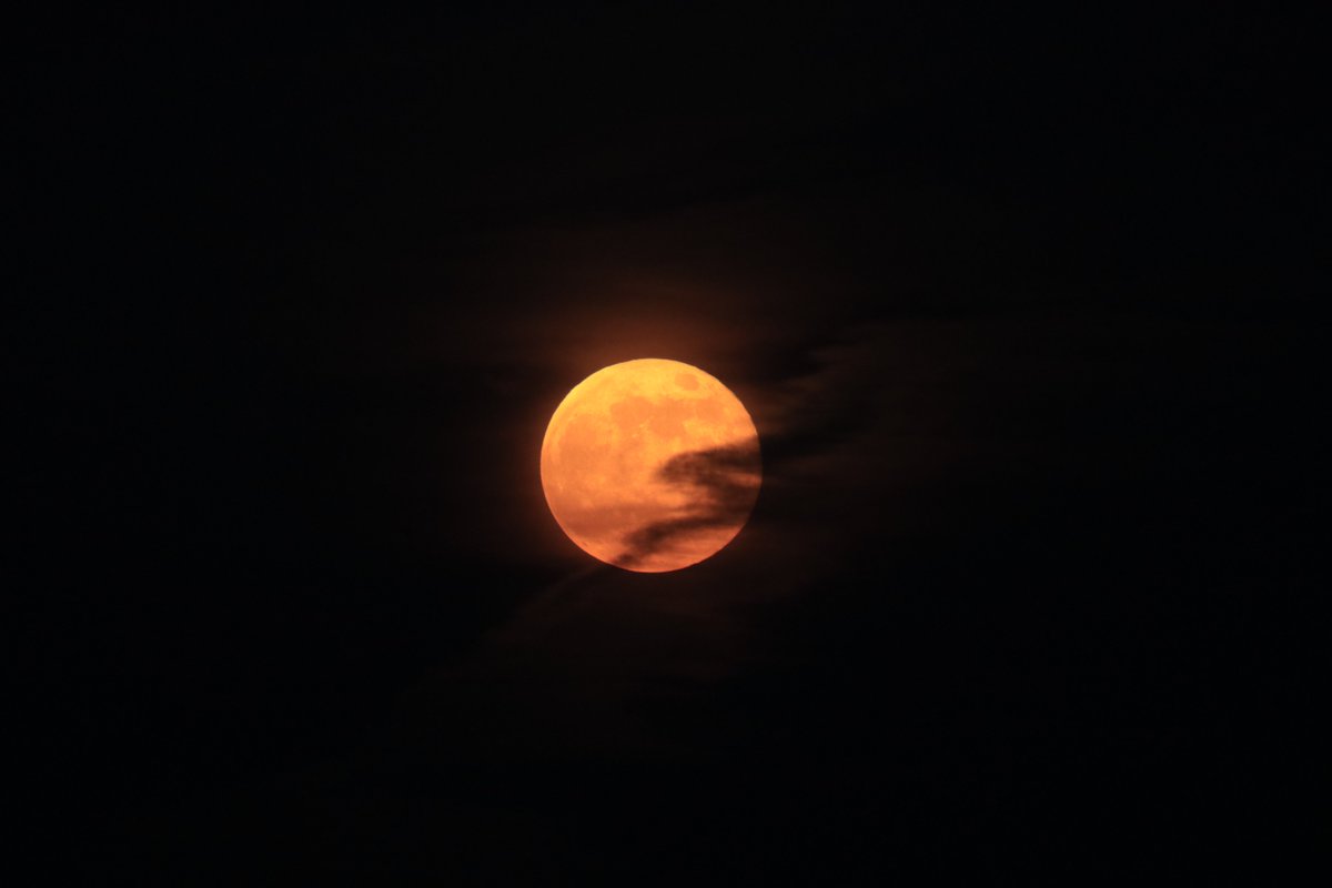 canonman15's tweet photo. Tonights super moon in all it's glory #supermoon #astrology #moon #landscape #SkyatNightبالعربية  #ITV  #bbcmidlandstoday # https://t.co/6yLiNH4Luz