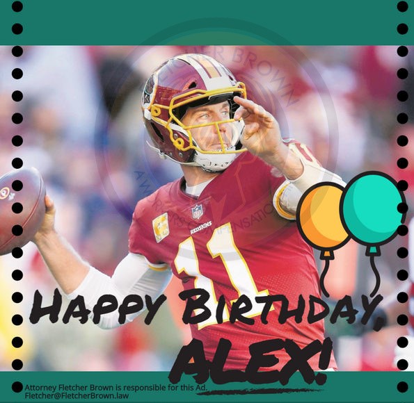 Happy Birthday Alex Smith  