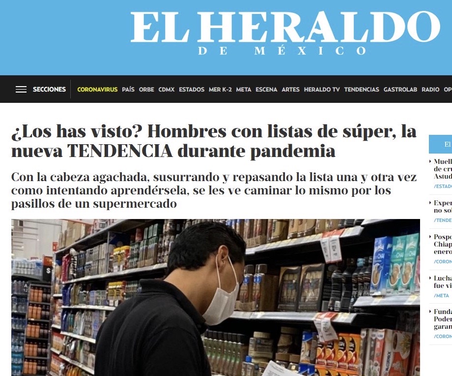 PeriodistasPUM's tweet photo. (1/9) Al @heraldodemexico  le sorprende que los hombres puedan ir al supermercado solos porque no dimensiona este acto desde una perspectiva de género. (Abrimos hilo) https://t.co/hMgyj1FzLP