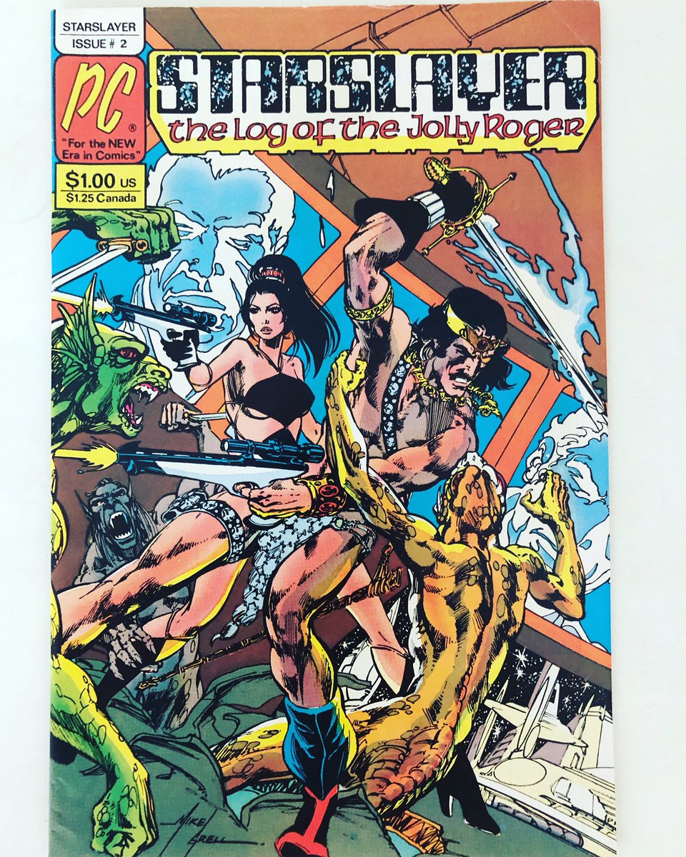 beardedcomicbro's tweet photo. Got my hands on this issue of StarSlayer 2 which believe it or not has the first appearance of The Rocketeer in it!!! Loved watching the movie The Rocketeer as a kid and never realized til I started collecting it was based off a comic!!! #starslayer #therocketeer #disney #comics https://t.co/rRPtcULcgs