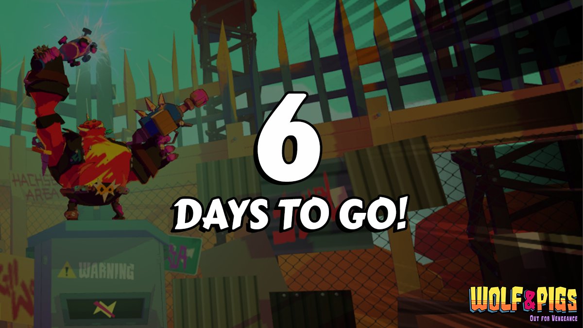 Fight the Pig Brothers Gang with everything you've got in 6 days!

Wishlist #WolfAndPigs on <a href="/Steam/">Steam</a>:
store.steampowered.com/app/1198810/Wo…

#indiegame #VR