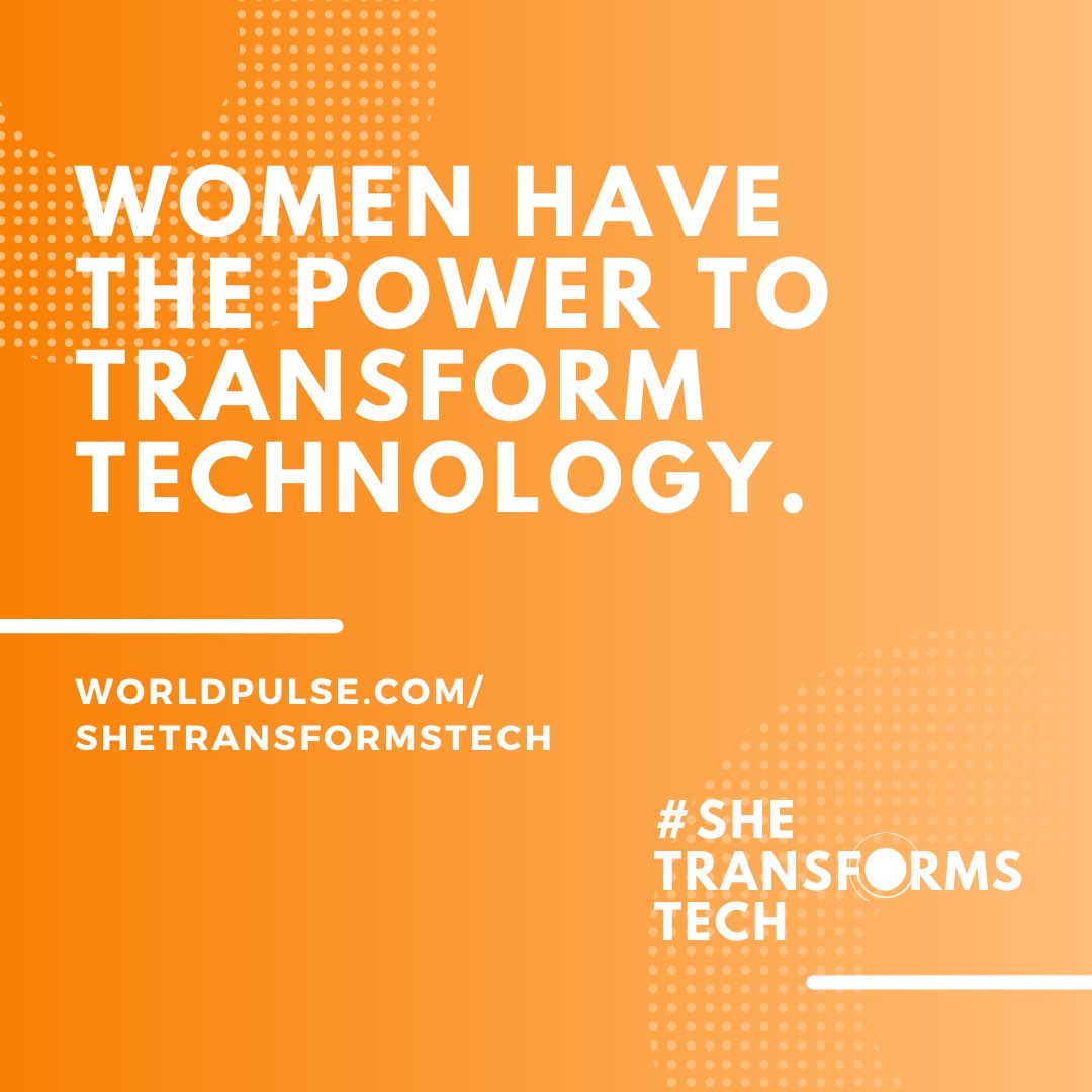 AWDFUSA's tweet photo. Join the movement to crowdsource women’s voices on how women are harnessing the power of technology to transform their communities, their lives, and the world. The @WorldPulse #shetransformtech #logonriseup https://t.co/SqAGfiTFNQ