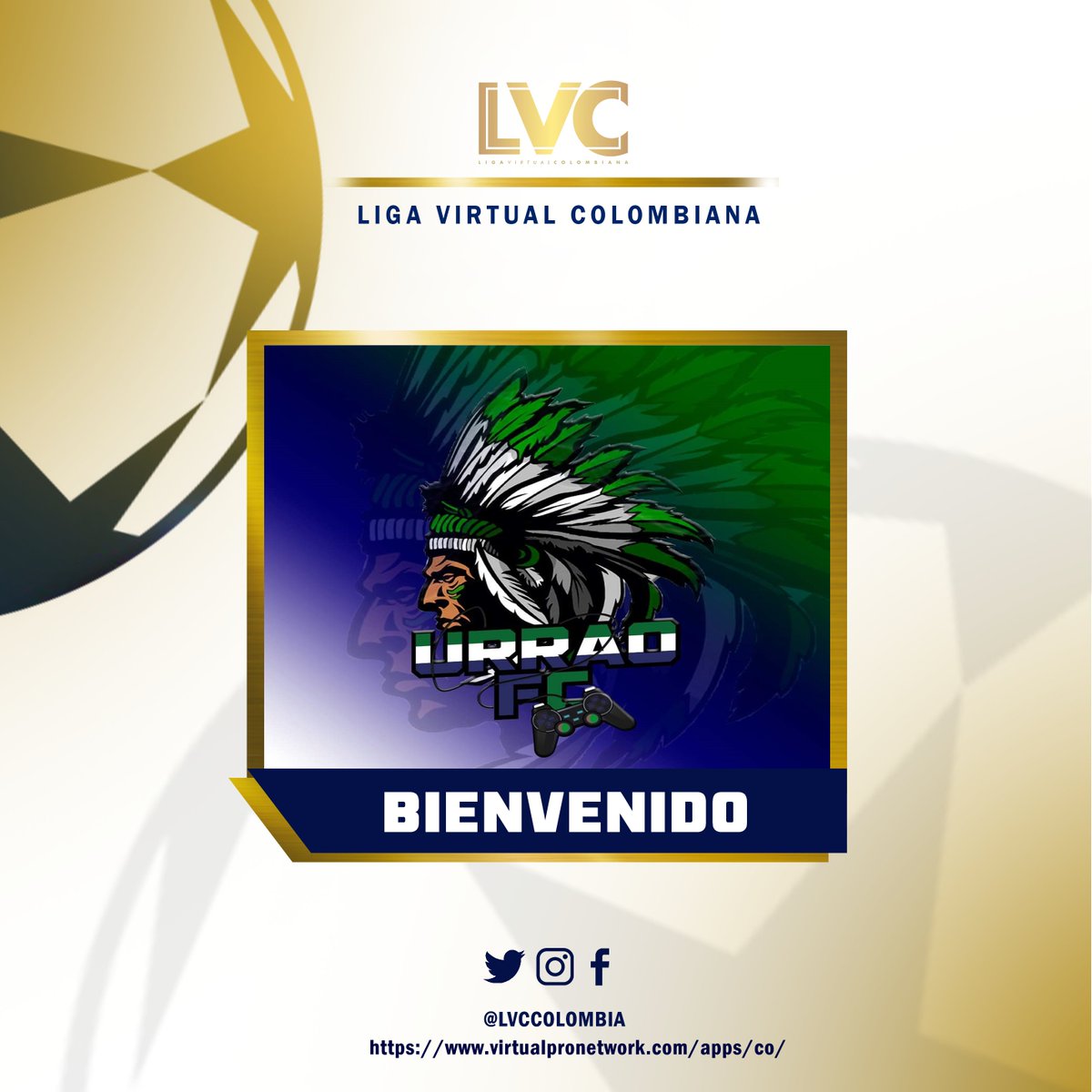 LVCColombia's tweet photo. Desde la #LVCColombia🇨🇴 le damos la bienvenida a @UrraoFC a nuestras competencias! 💥👍🏾 Muchos éxitos en esta nueva temporada. 

Síguenos en nuestras redes 🙌

✔️https://t.co/CiXcL39xln
✔️https://t.co/Bpi1EXeLwE
✔️https://t.co/iHp54YW6lo https://t.co/aTzbbTVIHV