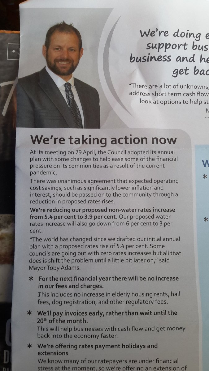 ShorttClare's tweet photo. Hey @cameronbagrie did you say something about councils not rising there rates this year, I don't think Hauraki district council heard you. #moneymoneymoney #donthaveenough https://t.co/Nba886F7bl