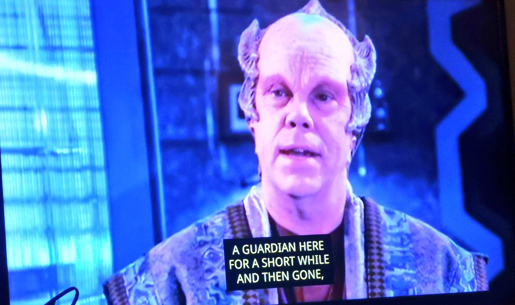  #Babylon5 SOE20 - The long twilight struggle.Draal! Good to see you buddy! Please can you install some handrails kthxbye