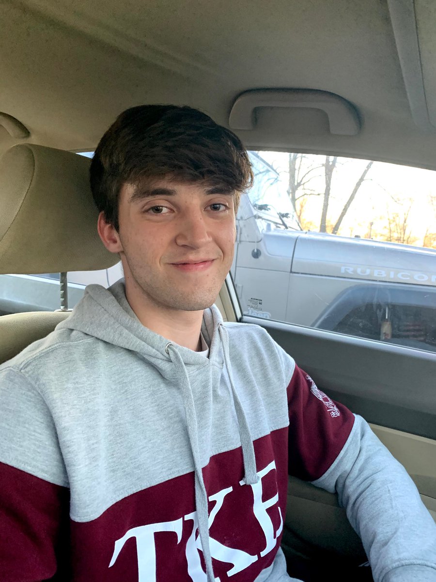 UAkronTKE's tweet photo. Our new sergeant-at-arms is @andrew_kurth45 . Andrew is a civil engineering major from Eastlake, OH and will be a sophomore in the fall. Fun fact about Andrew is a big fan of domesticated animals! https://t.co/dkCgfgYCwW