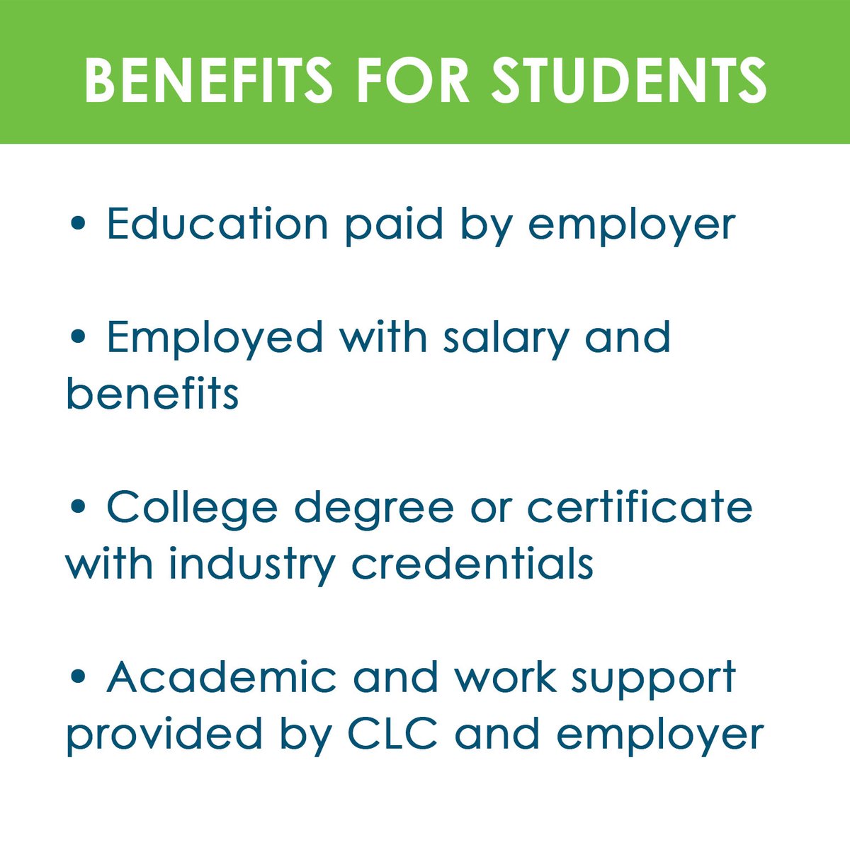 CLCCJPC's tweet photo. Whether you are a student or an employer, there are ways to be involved in our apprenticeship program! Contact us!
dortego@clcillinois.edu
https://t.co/zK5RIzo3j2
#Apprenticeships #CLCApprenticeships #StudentApprentice #CollegeofLakeCounty #CLCStudents #LakeCountyEmployers https://t.co/FXIgLSEpdS