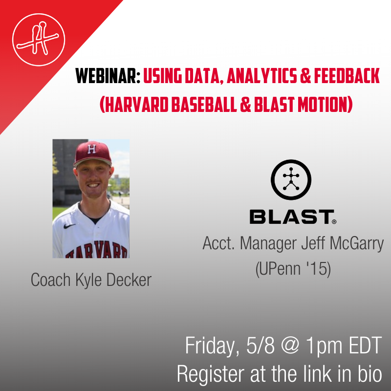 Headfirst Showcase (@headfirsthroll) on Twitter photo Reminder: We're hosting a webinar tomorrow (Fri., 5/8) @ 1pm with our friends at <a href="/Blast_Bsbl/">Blast Baseball</a> & <a href="/Coach_Deck/">Kyle Decker 🇺🇸</a> from Harvard Baseball!
Limited spots remaining to attend live - register here: attendee.gotowebinar.com/register/11587… Reminder: We're hosting a webinar tomorrow (Fri., 5/8) @ 1pm with our friends at <a href="/Blast_Bsbl/">Blast Baseball</a> & <a href="/Coach_Deck/">Kyle Decker 🇺🇸</a> from Harvard Baseball!
Limited spots remaining to attend live - register here: attendee.gotowebinar.com/register/11587…