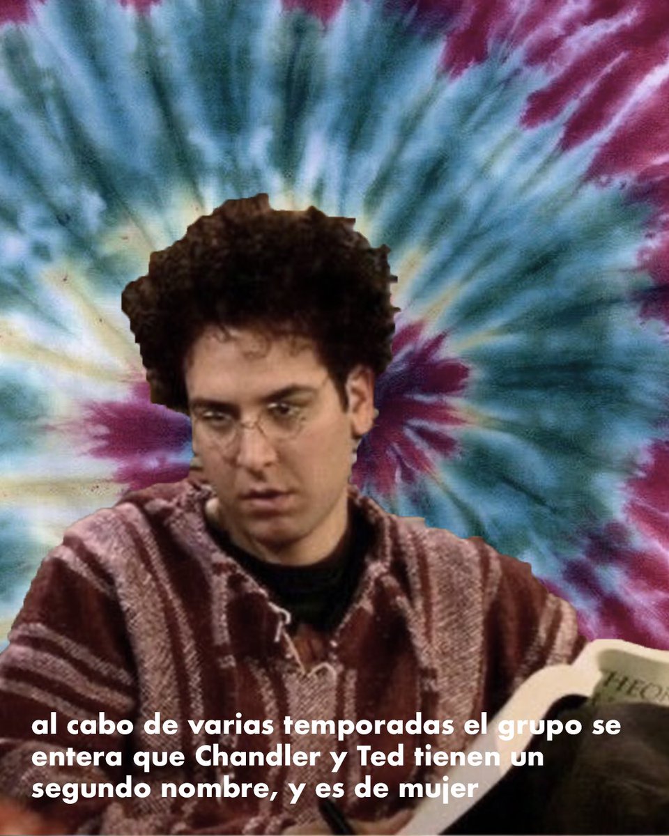 referencias / conexiones y no casualidades de #Friends en #CómoConocíAVuestraMadre made by me 🖤✌🏼
dos series ICÓNICAS que han marcado la vida de muchos millenials, y con las que es imposible no identificarse en algún momento