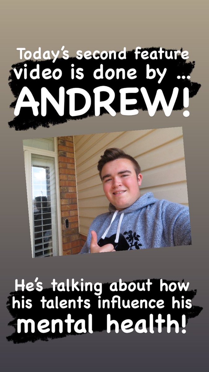 ACSJackDotOrg's tweet photo. Our second video feature for today is done by ANDREW! :) #CEW2020 #mhweek2020 #bhnHope https://t.co/6iPnqr01Dd