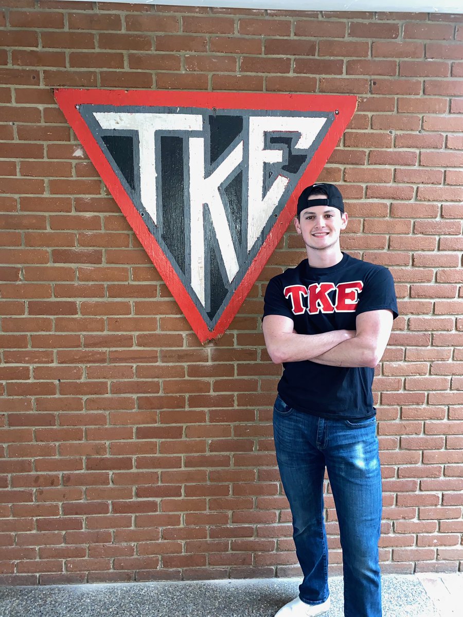 UAkronTKE's tweet photo. Our new President is @cadenzahler . Caden is a supply chain management major from Willoughby, OH and will be a junior in the fall. He also previously served as secretary. Fun fact about Caden is he won a goldfish when he was 6 and it is still alive. https://t.co/nuj7fBphf8