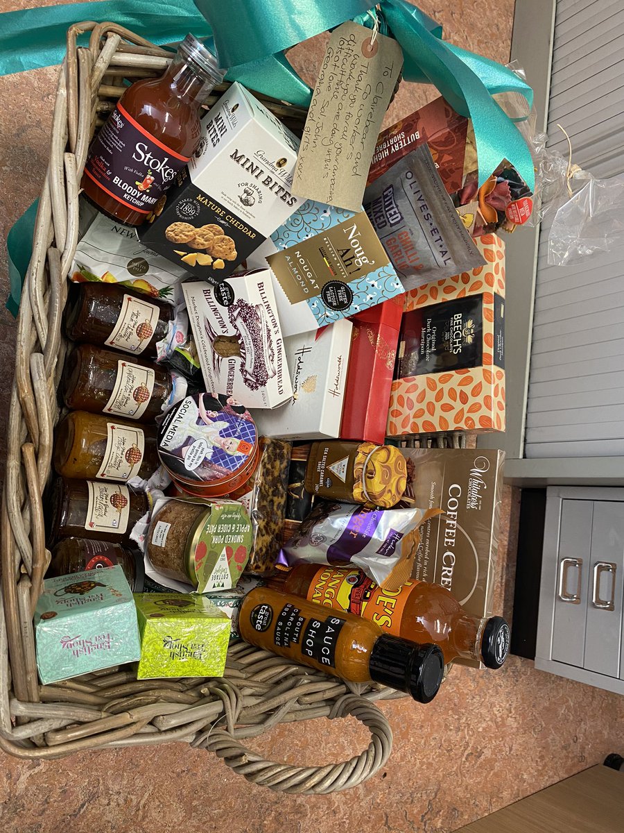 The generosity and kindness is coming in waves 💚A beautiful hamper of Sweet &amp; Savoury treats courtesy of Claires family 💚 Thank you doesn’t even cut it... this is just amazingly sweet of them x <a href="/Claire62465104/">Clairewalsh</a> @BEHMHTNHS <a href="/ennis_jimmy/">jimmy ennis</a> <a href="/drmelindarees/">Dr Melinda Rees</a>