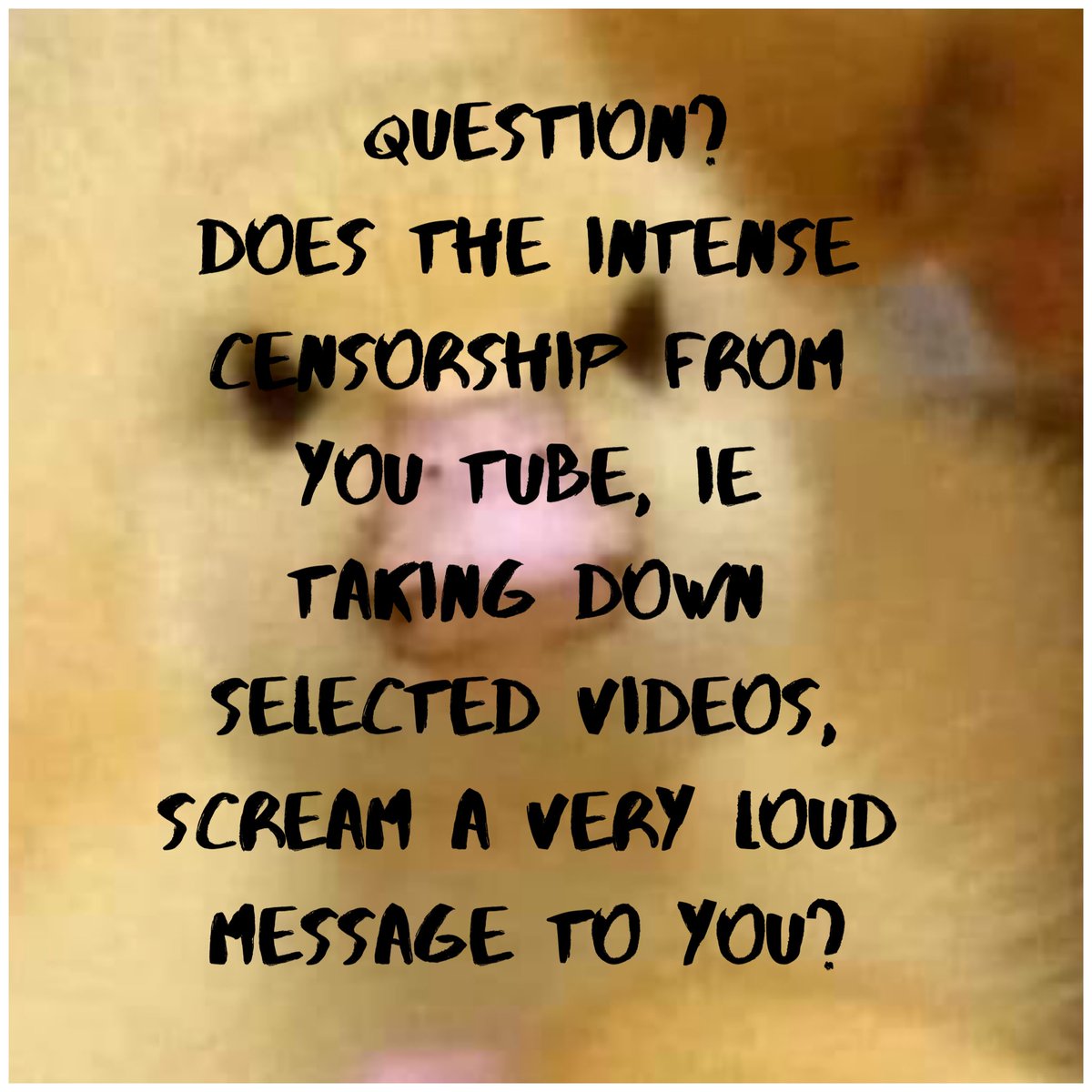 UREXODUS1414's tweet photo. I just wonder what happened to the right to receive info, process it and make your own individual decision? I don’t need you tube or anyone for that matter to tell me what I can or cannot watch !! I have access to a great source of wisdom , JESUS! He’s my guide! #icanthink https://t.co/P4aqEy5uRu