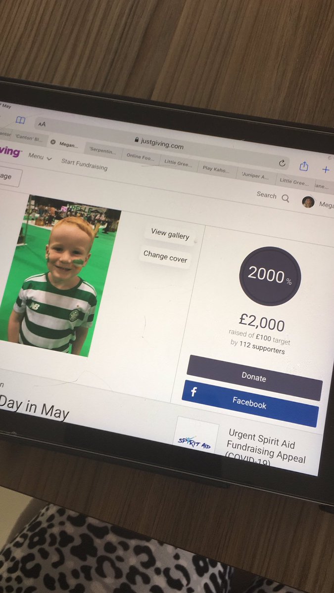 Megan Queen (@megqueen86) on Twitter photo So proud... Aiden has raised over £2000 for <a href="/SpiritAid/">Spirit Aid</a> in under a week! Thank you so much to everyone that’s donated... together we’re all playing a little part in making a big difference 🙌🏻❤️ #mileadayinmay #spiritaid #justgiving <a href="/Glasgow_Live/">Glasgow Live</a> <a href="/BBCWestScot/">BBC Glasgow & West</a> <a href="/1025Clyde1/">Clyde 1</a> So proud... Aiden has raised over £2000 for <a href="/SpiritAid/">Spirit Aid</a> in under a week! Thank you so much to everyone that’s donated... together we’re all playing a little part in making a big difference 🙌🏻❤️ #mileadayinmay #spiritaid #justgiving <a href="/Glasgow_Live/">Glasgow Live</a> <a href="/BBCWestScot/">BBC Glasgow & West</a> <a href="/1025Clyde1/">Clyde 1</a>