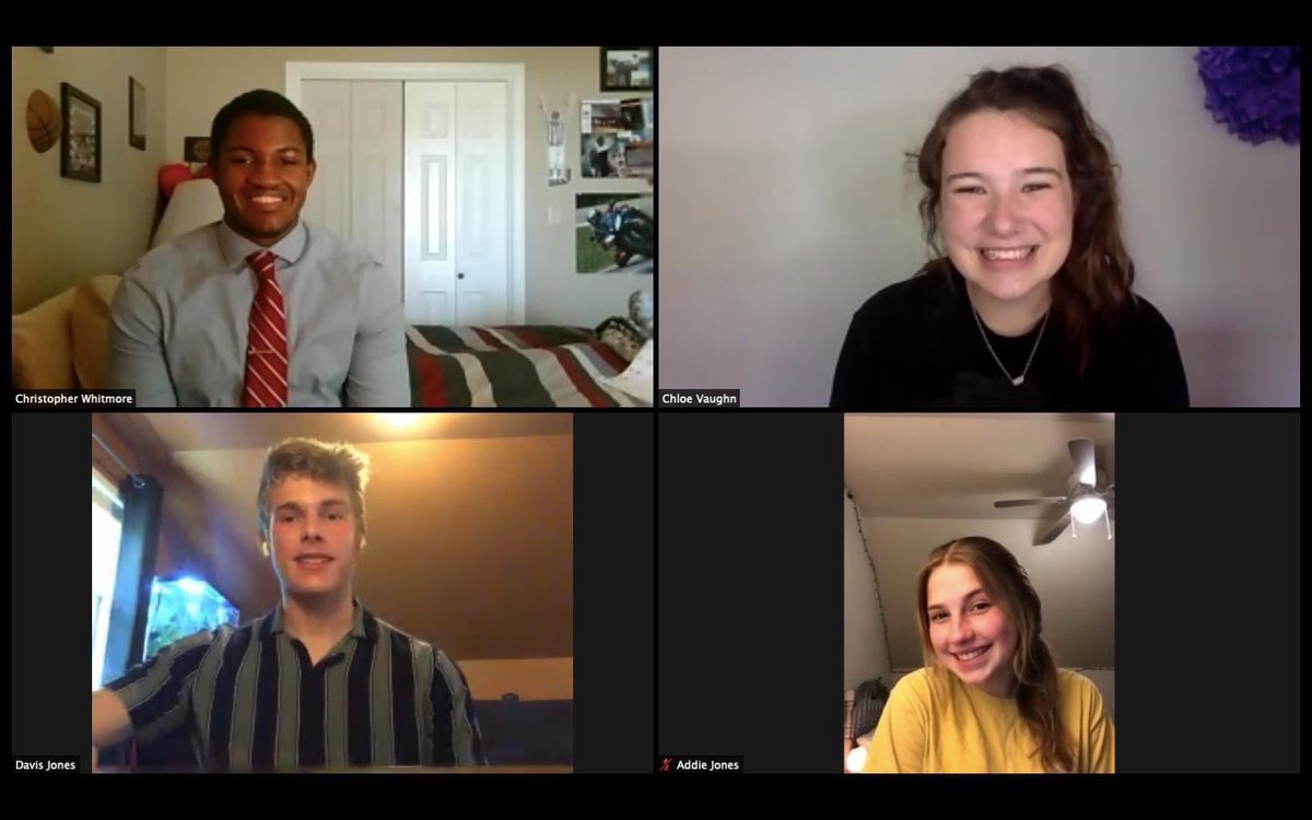 TylerLegacyBand's tweet photo. Introducing the REL Drum Majors for the 2020-2021 School year! 
Davis Jones (Head Drum Major)
Christopher Whitmore 
Chloe Vaughn 
Addie Jones https://t.co/evkW0L8Ceb