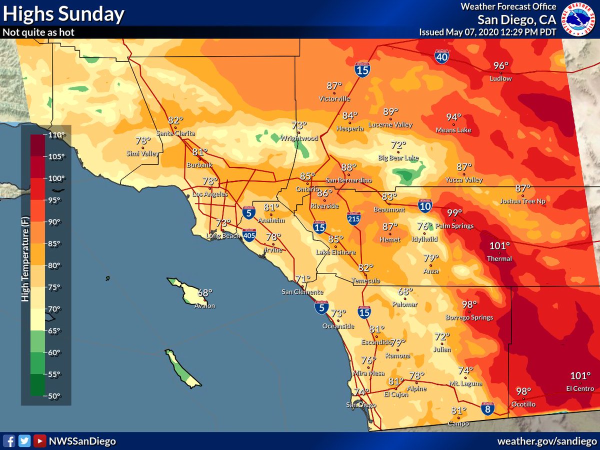 If you're ready for a slight reprieve from the heat then you're in luck! While it'll still be quite toasty tomorrow, temperatures will gradually begin to cool to near season normals through the weekend.