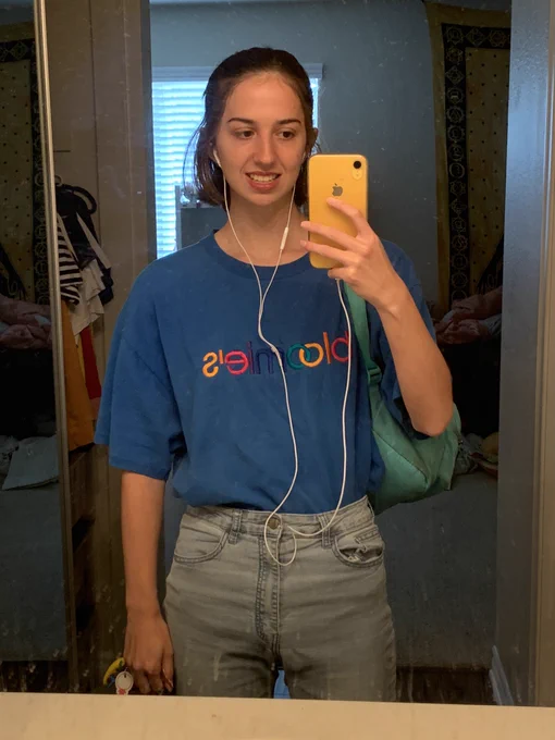 outfit and the tension between me and the other man at the complete opposite end of this park 