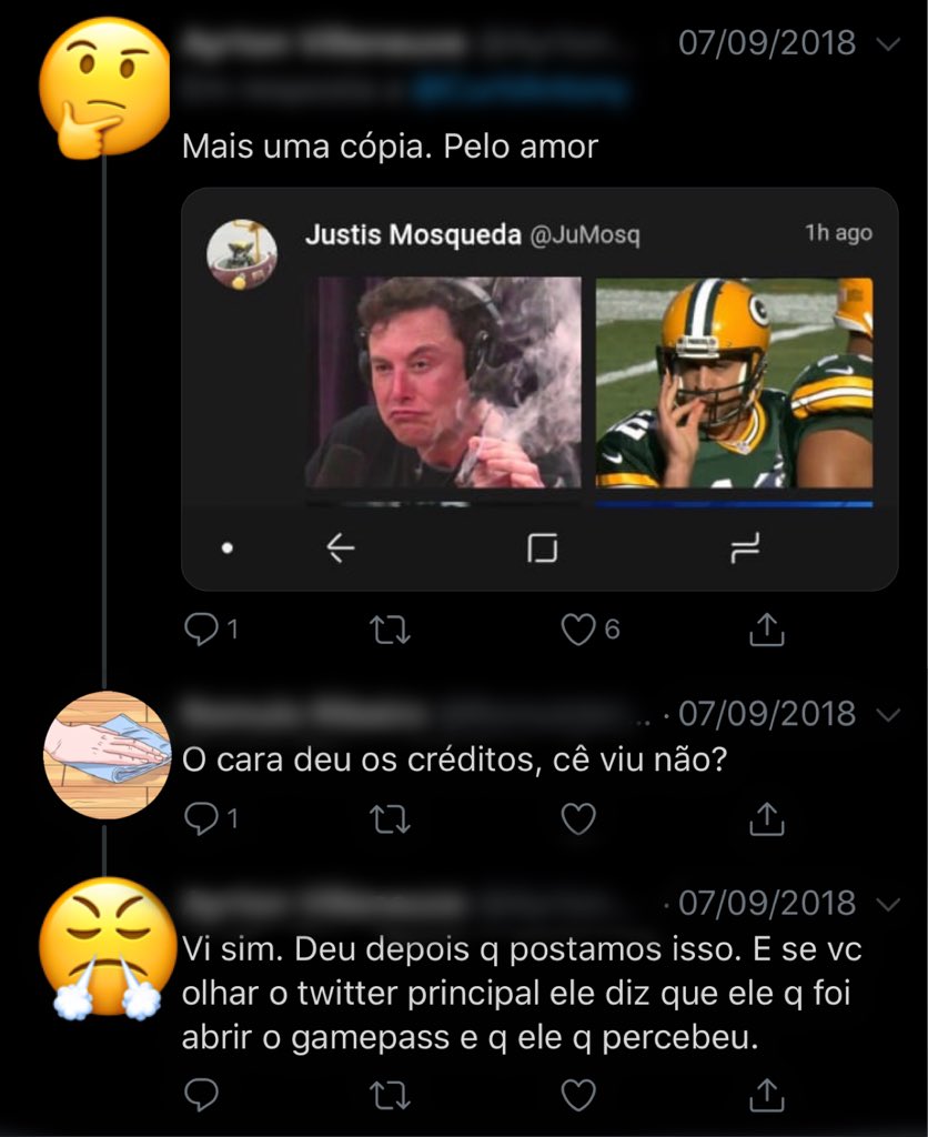 CurtiECopiei's tweet photo. #CurtiEcopiei Fui ver no Game Pass e acabei exposto. 😩 https://t.co/vFBcmf42ul
