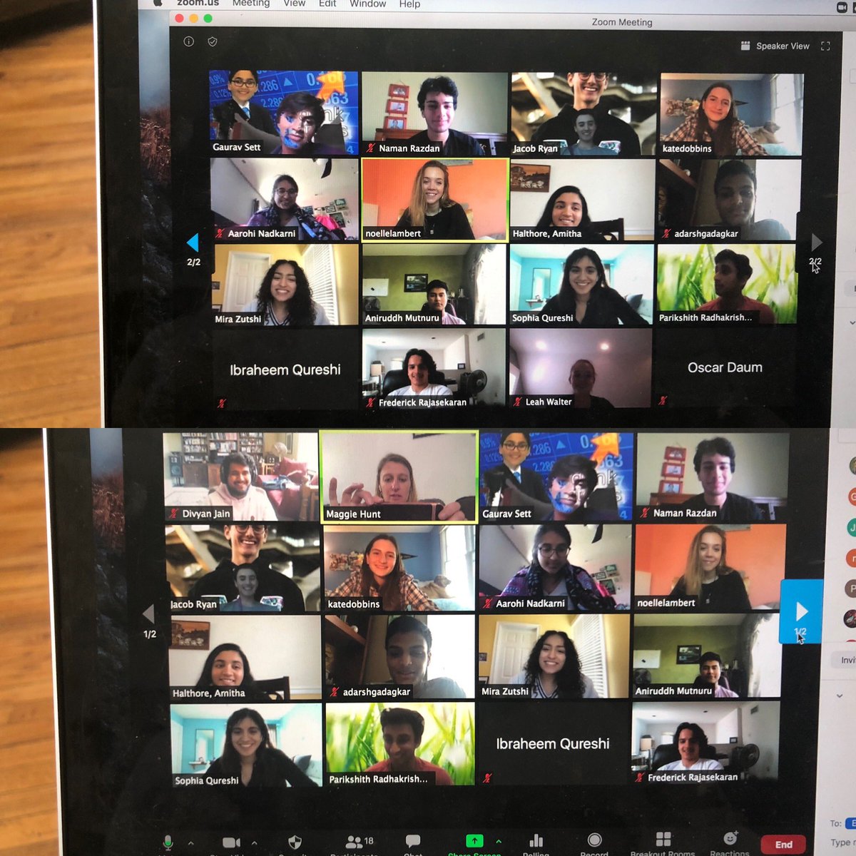 mag_hunt20's tweet photo. Today’s #momentofjoy was former UHS students sharing about their college experience with current UHS students! Listening to experience from their first year was valuable for all of us! #UHSAT who did you connect with today? https://t.co/3XJiFlaHjA