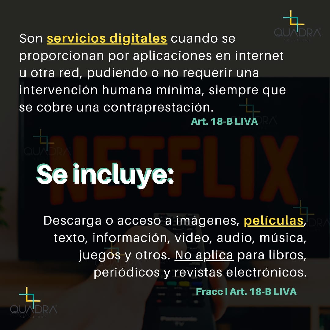 Quadra_S_'s tweet photo. ¿Por qué #Netflix aumentará con el 16% de IVA?
#AprendoConQS #MeInformoConQS https://t.co/uvtoSjbWtY