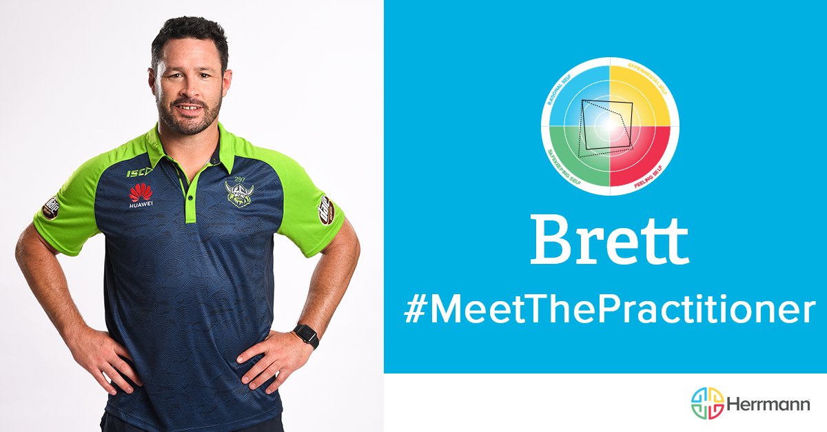 herrmannasia's tweet photo. Meet #HBDICertifiedPractitioner @Brettwhite82. As NRL Assistant Coach for the Canberra Raiders, Brett has the ability to build teams which thrive in high pressure environments, demonstrating his preference for rational thought on the #HBDI. https://t.co/QKCmXDUjxY
