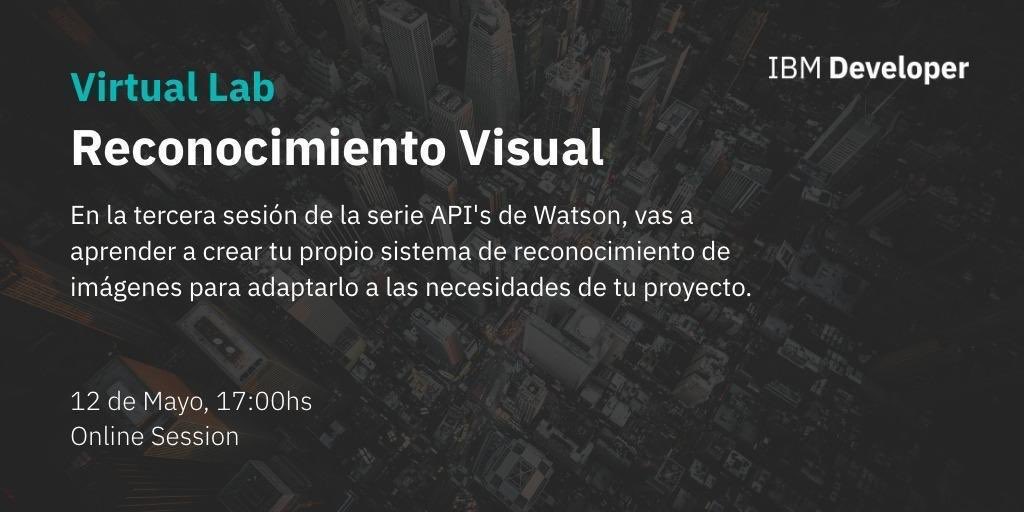 MorionesJuli's tweet image. Anótate para el próximo Lab ➡️  eventbrite.com.ar/e/virtual-lab-… Te espero el próximo Martes 12 para la demo de Reconocimiento Visual! ☁️👩🏼‍💻👨🏽‍💻#IBMVirtualLabs