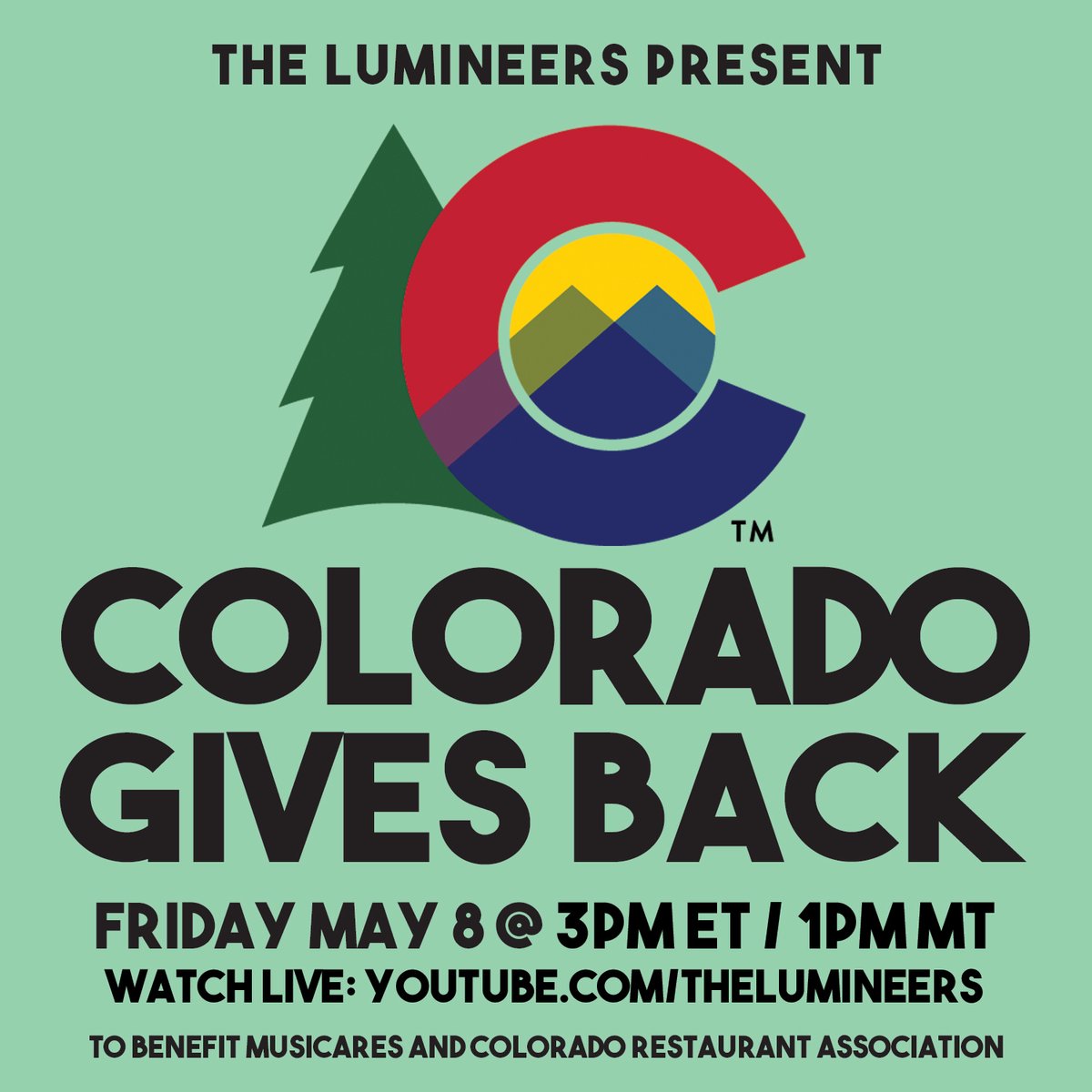 OneRepublic's tweet photo. Tune in tomorrow, Friday May 8th to see us perform for #ColoradoGivesBack, a live-stream event curated by @thelumineers
 
Set a reminder to watch: https://t.co/AVvL3zEH7q https://t.co/DWfvkIOU5L