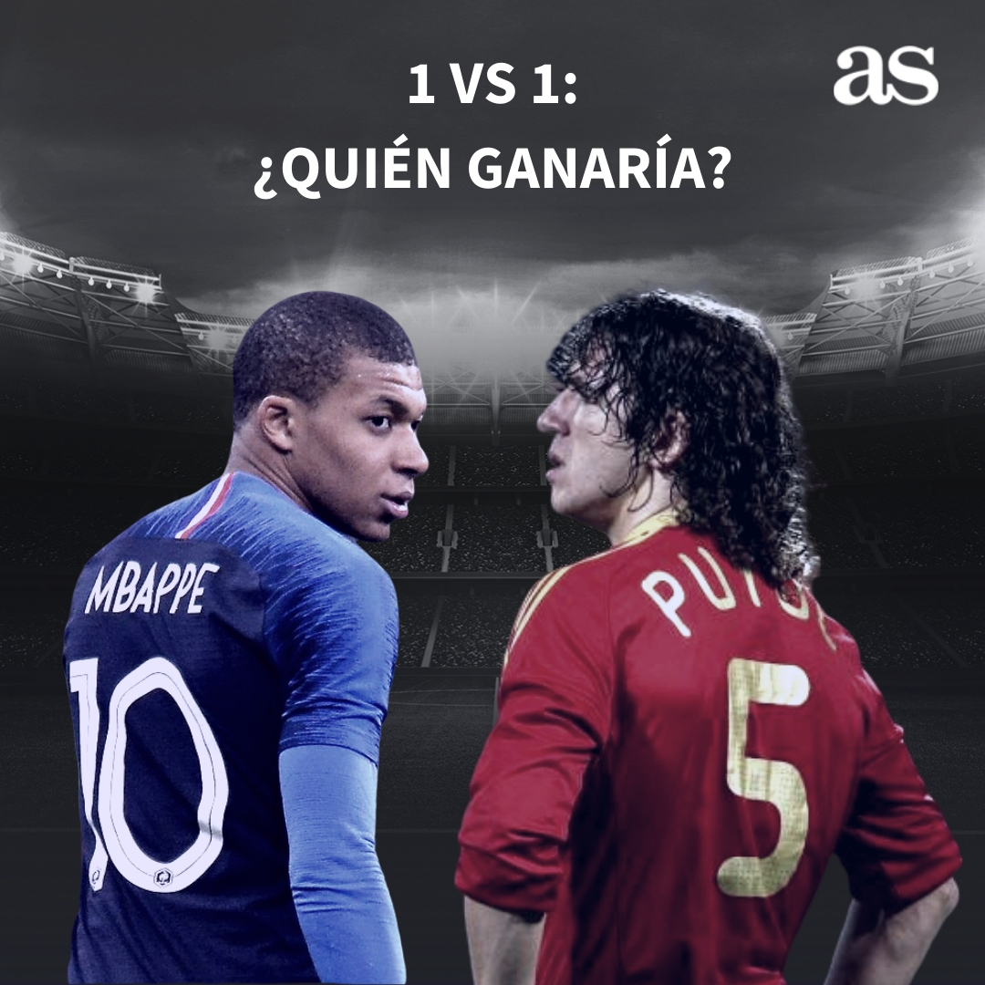 🤔 ¿Quién ganaría este espectacular duelo?
🔁 Mbappé
❤️ Puyol