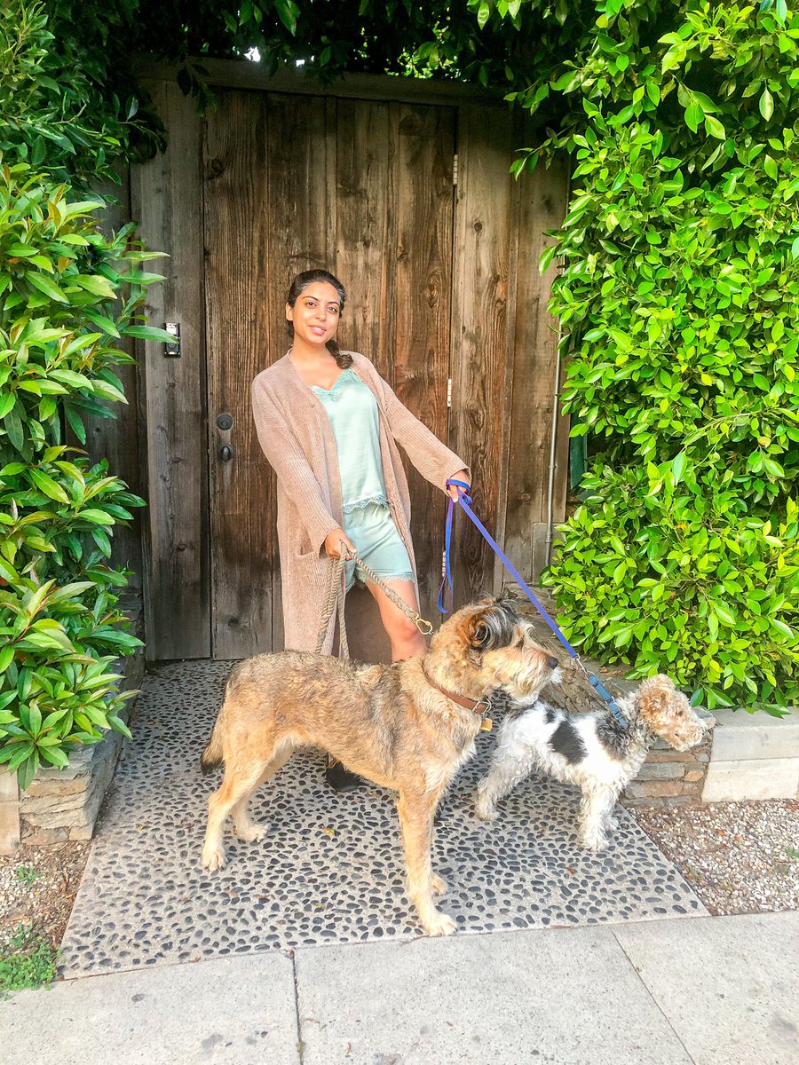 aliyajasmine's tweet photo. Day 503547890 of #quarantine and I’m literally wearing my pajamas out of the house now! TBH so are a lot of people here in my neighborhood 🤣 - what about yours?
.
Thankfully this #SleeptoStreet number is by @PAPERLABELca a female-led 🇨🇦 sustainably -focused brand 🌴🐶 https://t.co/swDbGnI2Uu