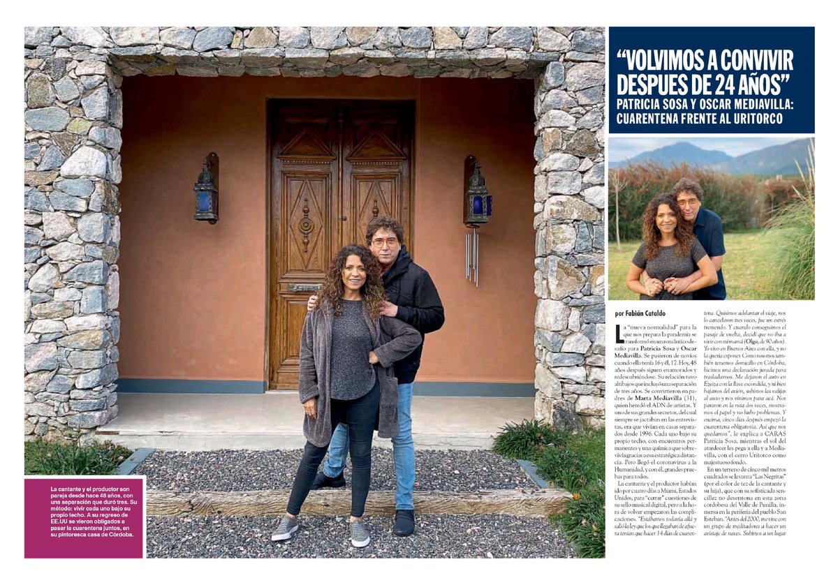 AtuladovoyPS's tweet photo. Patricia y Oscar en la Revista Caras de esta semana https://t.co/NRlSeIw9fW