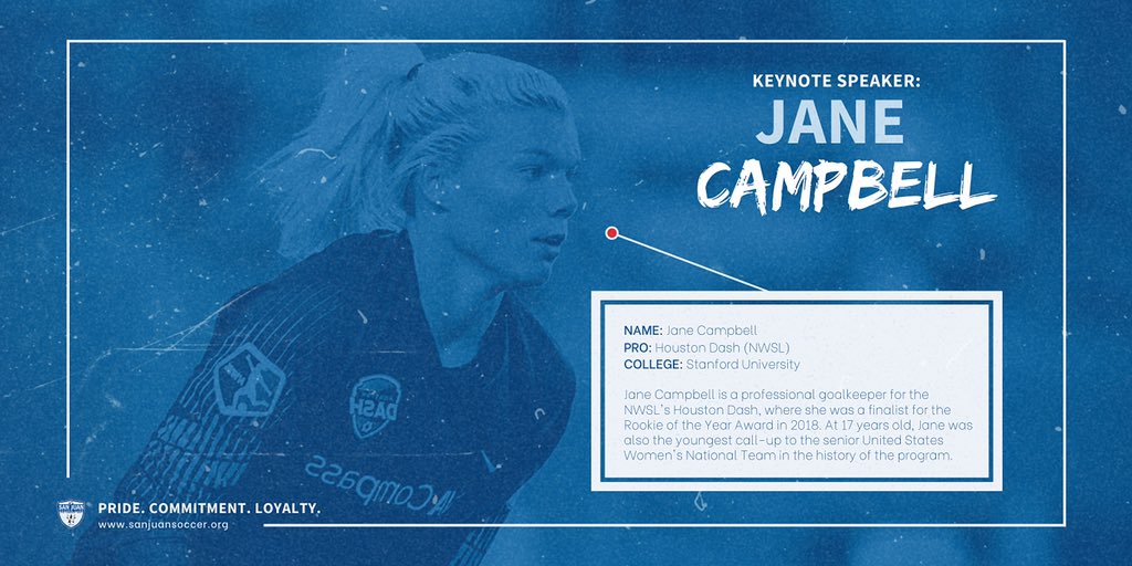 Today is THE day! We’ve got another great installment of our Together Thursday speaker series, this time featuring @jane_campbell1 GK of the <a href="/HoustonDash/">Houston Dash</a>.  #TogetherWeRise