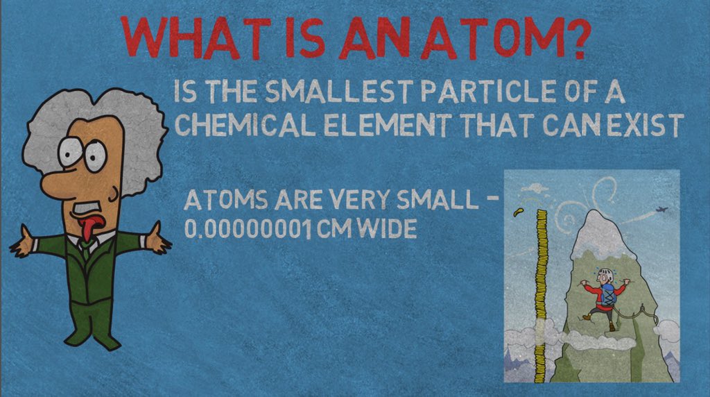 viral_ed's tweet photo. How small are atoms? 
Visit: https://t.co/p7eNtvzjzc
Learn all about atoms.
#atoms #elements #chemistry #teacher #schoolhelp #help #student #year8 https://t.co/vBaaEymF4e