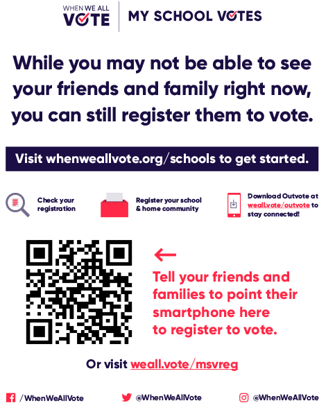 tucsonunified's tweet photo. Our District is proud to partner with @WhenWeAllVote, a non-profit, nonpartisan organization that strives to increase election participation. Get started by registering and pledging to vote https://t.co/XkL8GP0HNR ✔️ https://t.co/iCs008zEm8