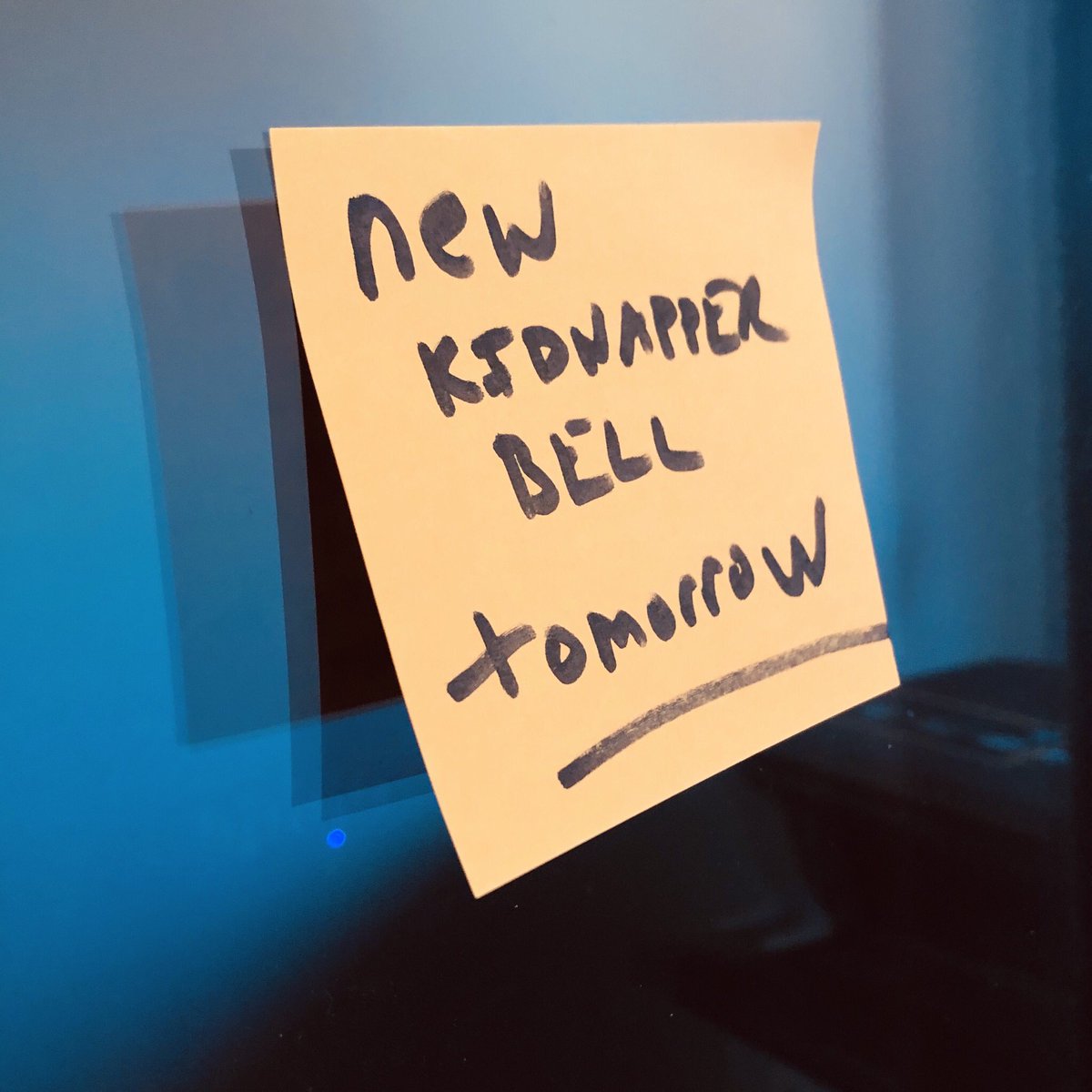 KidnapperBell's tweet photo. Hi again! We wrote and recorded some new songs in super quick time (6 years) and tomorrow you can hear 2 of them if you want. Thank you, and may both sides of the pillow tonight be the nice cold one. https://t.co/hixKuyeiZT