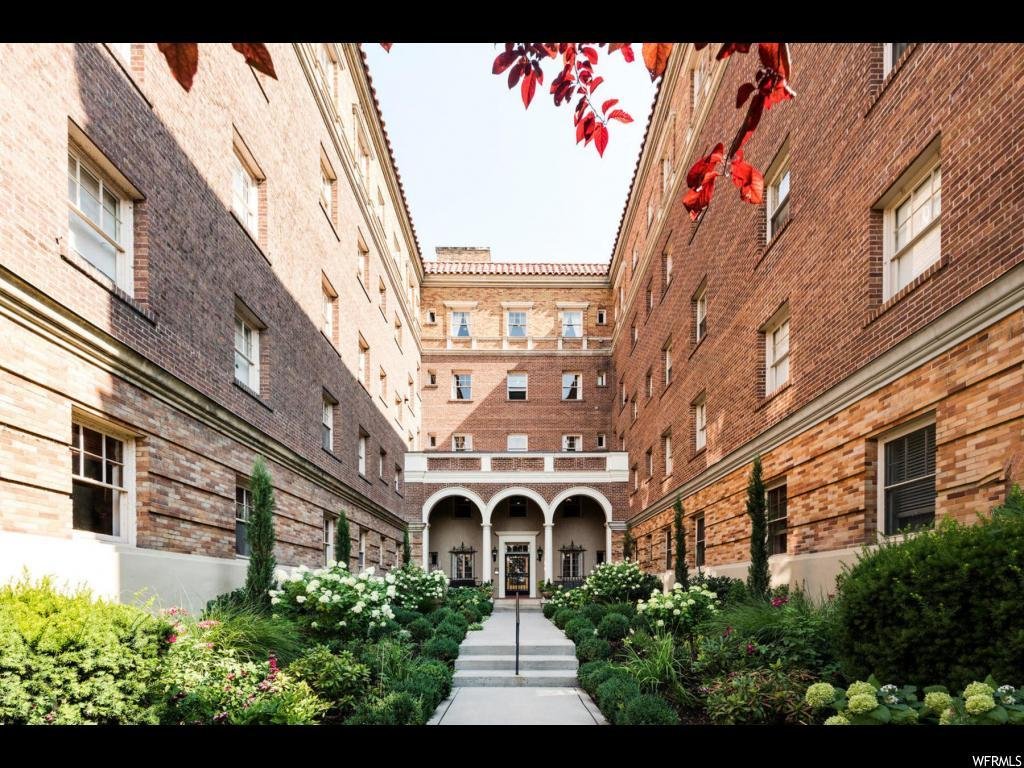 The Mayflower - located 1283 E, South Temple Street. Built in 1929, this large apartment sits at the very north-end of 1300 E, just west of the University of Utah campus.