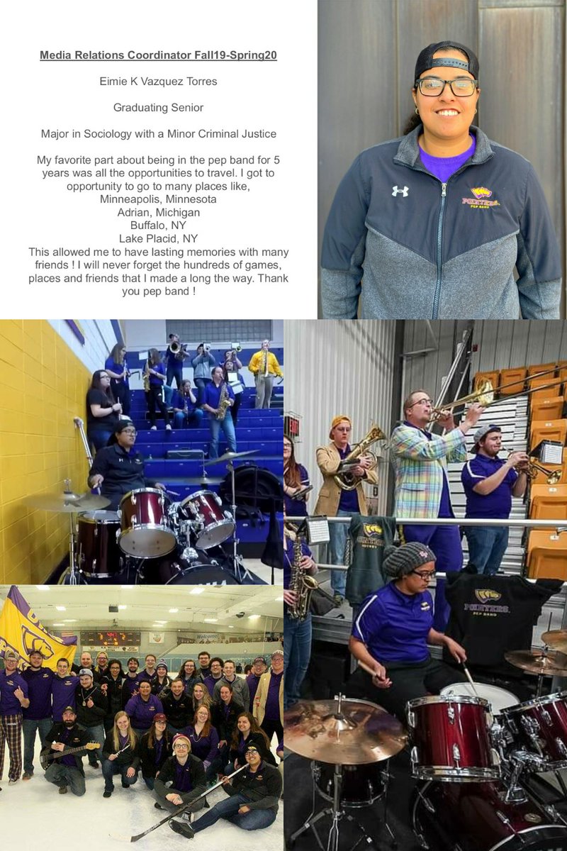 uwsppepband's tweet photo. Today's Executive Board Member is Eimie K Vazquez !! https://t.co/ofdfOMOvLB