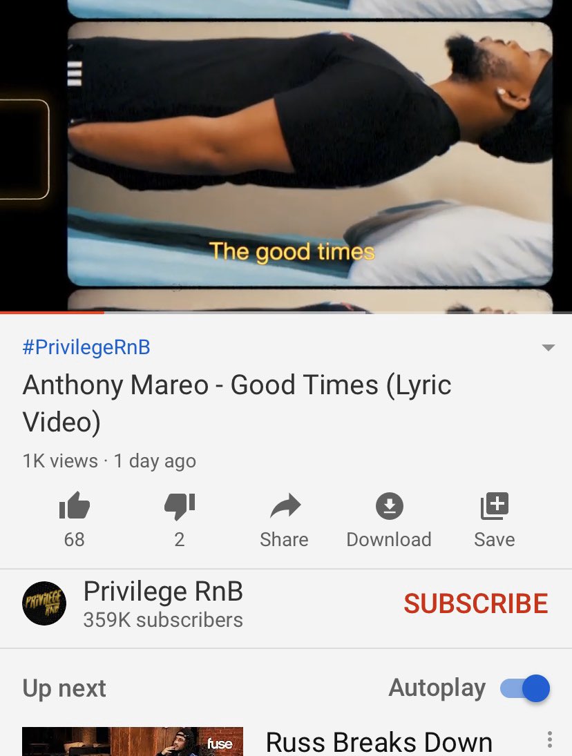 AnthonyMareo's tweet photo. Thank you #PrivilegeRnB 🙏🏾 keep streaming “Good Times” 
https://t.co/qPc7xajFpH https://t.co/X2fHdqteq4