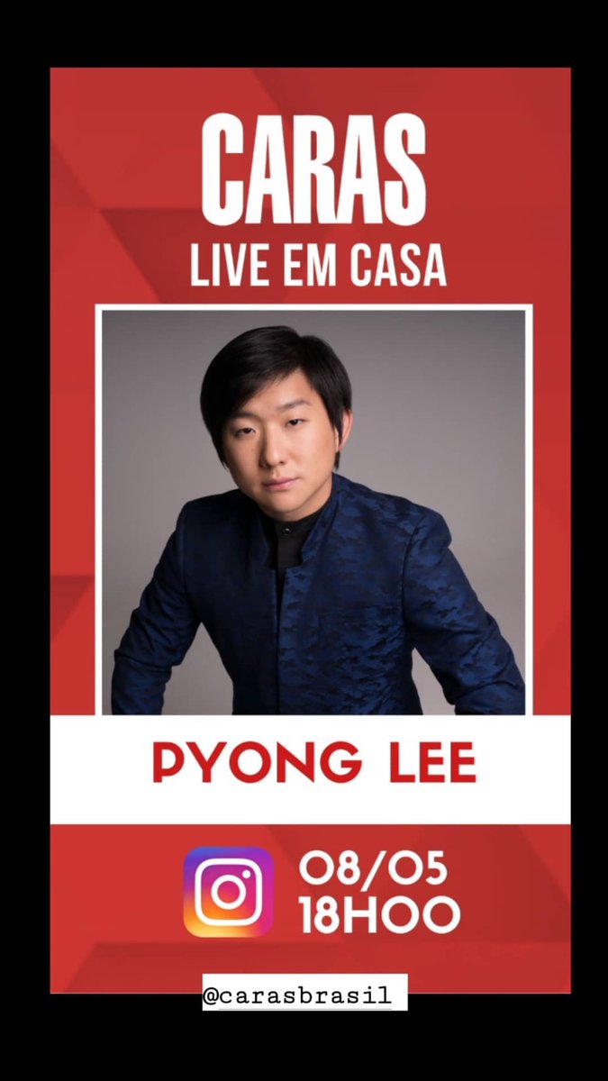 Daaycoment's tweet photo. Live com o Pyong!
Dia: 08/05, ás 18:00h com a revista Caras!

Não percam 😊 https://t.co/WOXgpqQZnF