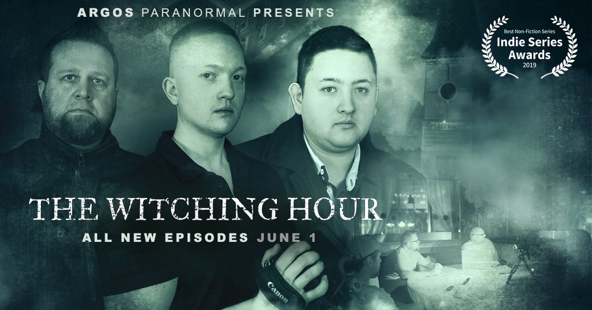 #BREAKING An all-new season of The Witching Hour, which was named Best Non-Fiction Series at the 10th Annual @ISAwards, will begin airing on selection TV stations and digital platforms starting on Monday, June 1st. #news #paranormal 

argosparanormal.com/1/post/2020/05…
