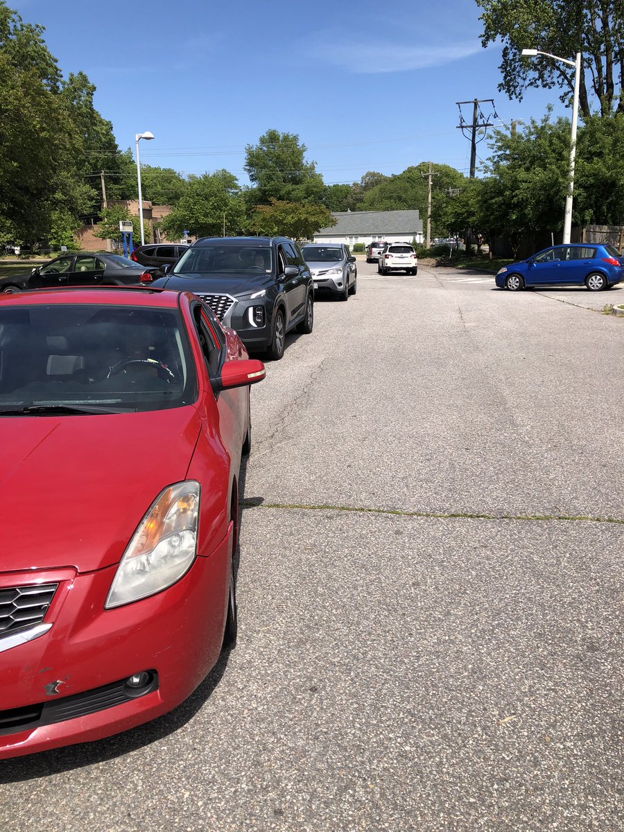 Happy Teacher Appreciation drive-thru fish fry! Fried fish, fries, banana pudding, cookies, drink, and a Distance Learning Survival Kit. #norview #appreciateyourteachers