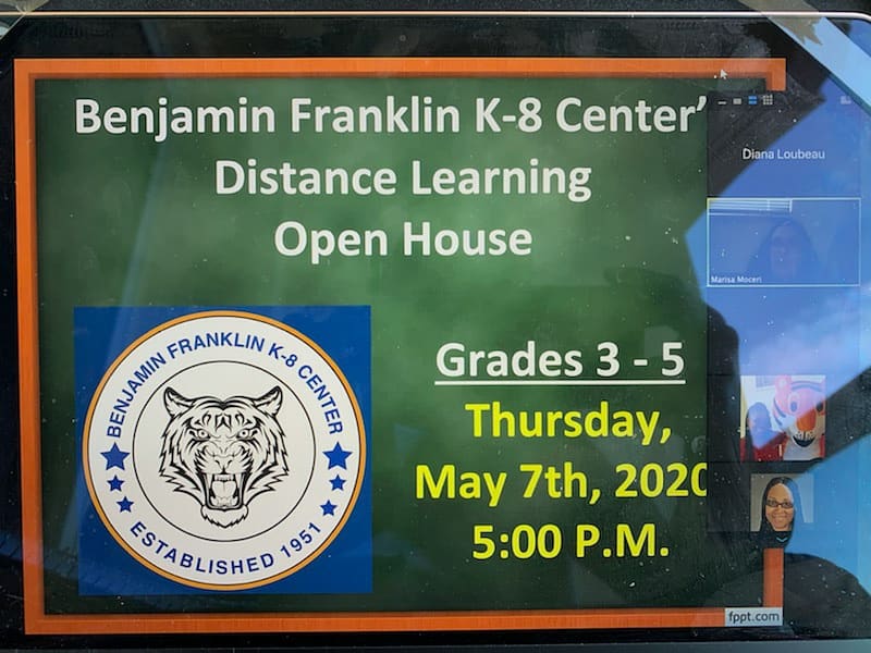 benfranklink8's tweet photo. DISTANCE LEARNING OPEN HOUSE
Just in case you missed it, here it is again.
#distancelearning #openhouse #notes #intermediategrades #tigers @excelkidsacade1
@MDCPSCentral @MDCPS @MiamiSup @benfranklink8 https://t.co/vAmIAlsuza